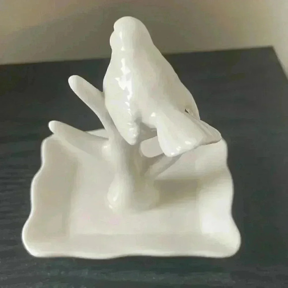Decorative Ceramic Bird Trinket Dish / Jewelry ring Holder - Picture 5 of 8